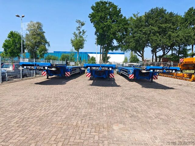 Plattform trailer Goldhofer Ventum Total lenght: 72.85 Meters 3 Pieces!