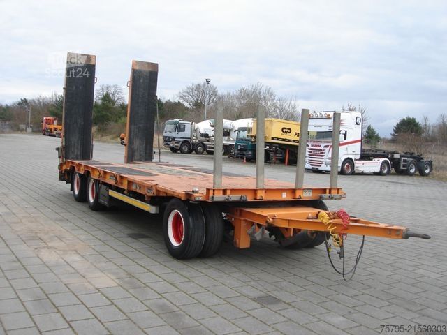 Tieflader Anhänger GOLDHOFER TUP L3-22/80 Tiefladeranhänger Rampen