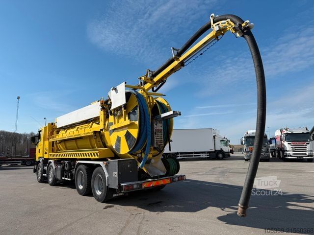 Wywrotka próżniowa SCANIA G480 8x4 Hvidtved Larsen Flexline 413 Euro 5