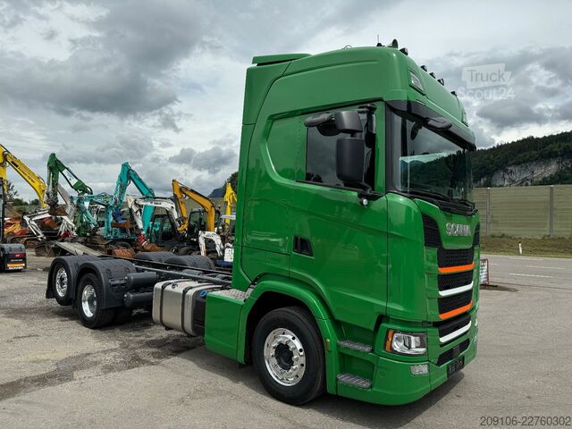 Vrachtwagenchassis SCANIA S 500 Retarder Voll Luft Lift+Lenkachse