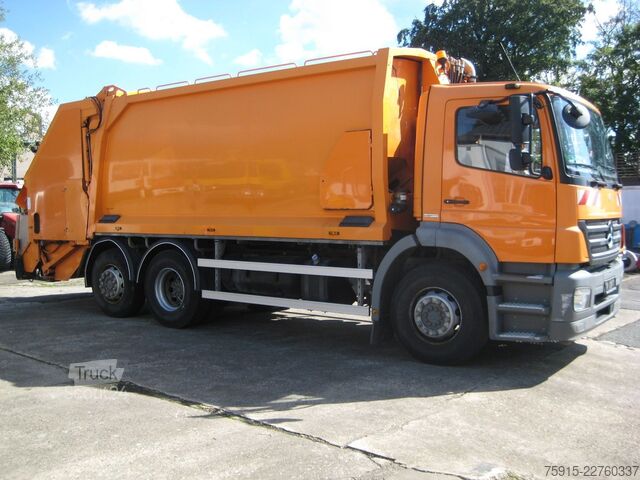 Camion à ordures MERCEDES-BENZ 2529 L 6x2 AXOR Bluetec4 GEESINK *TÜV+SP gültig*