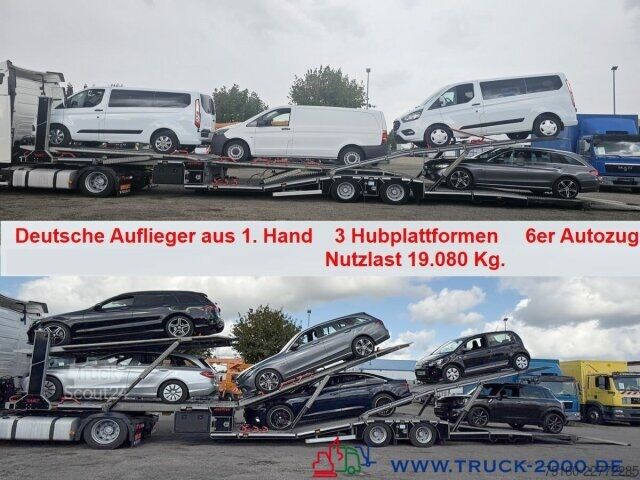 Autotransporter Auflieger  Aksoylu AKT2 6er Autozug 3 Doppelstock FB 1.Hand