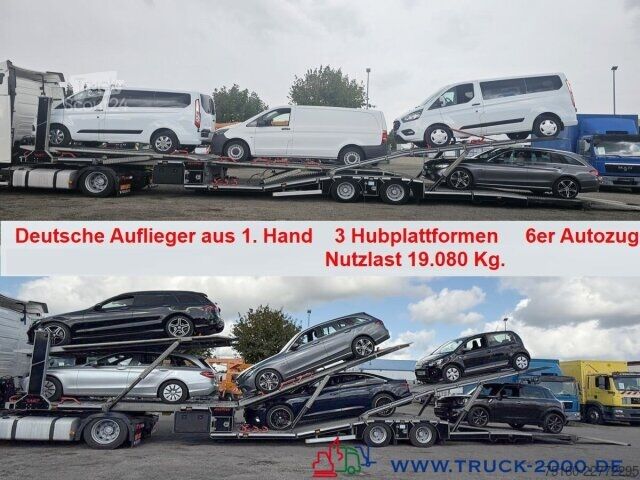 Autotransporter LKW  Aksoylu AKT2 6er Autozug 3 Doppelstock FB 1.Hand