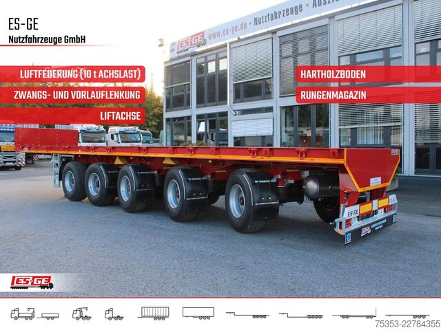 Semirreboque com plataforma de trabalho ES-GE 5-Achs-Ballastauflieger