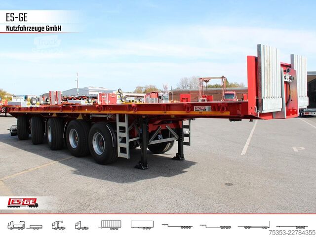 Semirreboque com plataforma de trabalho ES-GE 5-Achs-Ballastauflieger