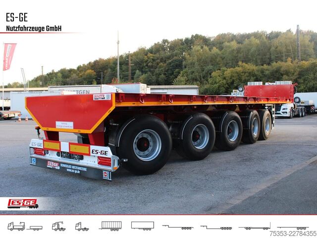 Semirreboque com plataforma de trabalho ES-GE 5-Achs-Ballastauflieger