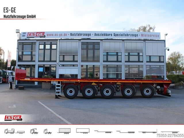 Semirreboque com plataforma de trabalho ES-GE 5-Achs-Ballastauflieger