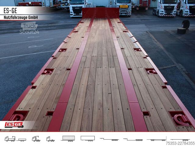 Semirreboque com plataforma de trabalho ES-GE 5-Achs-Ballastauflieger