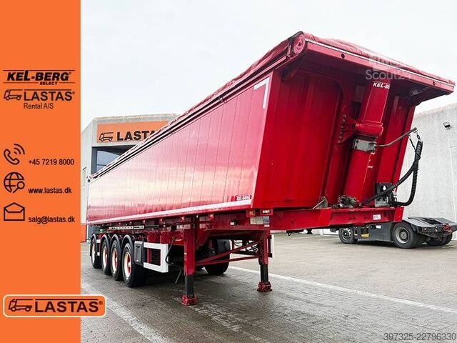 Kamion za otkači Kel-Berg 4 achse Tipper / 4 axle Alukastenmulde Kipper 41m3