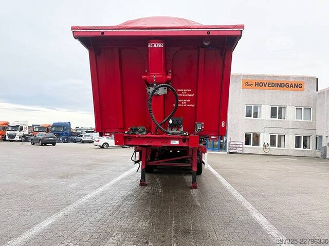 Kamion za otkači Kel-Berg 4 achse Tipper / 4 axle Alukastenmulde Kipper 41m3
