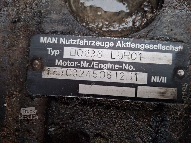 محرك MAN D0836LUH01 [220HP] [EURO3]