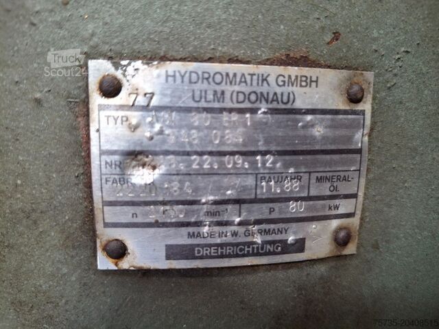 Hydraulipumppu HYDROMATIK ULM A8V 80 ER1