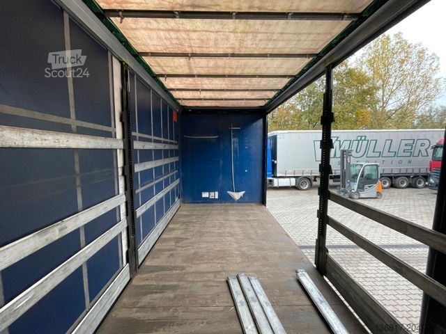 Вантажівка з платформою і тентом DAF XF 105.460 Krone Plane Aufbau Portaltüren Edscha