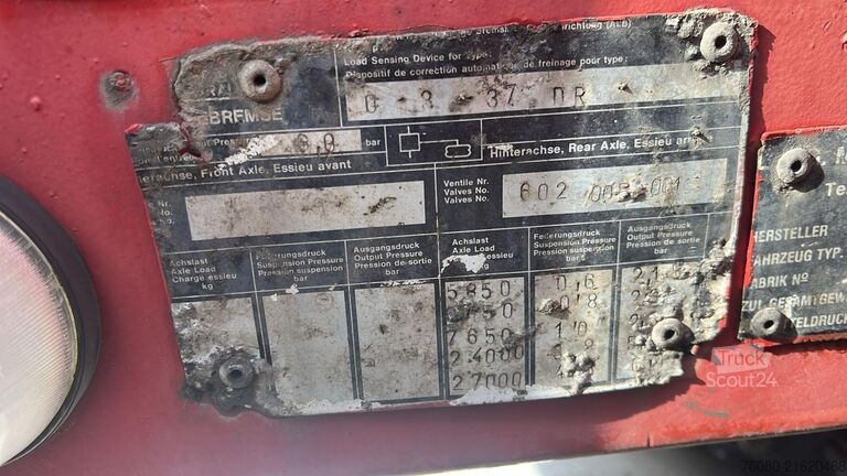 Prikolice platforme LAG 0-3-39 LT (GRAND CHASSIS / DRUM BRAKES / FREINS...