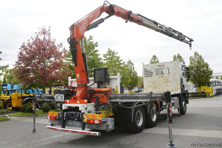 Plattform mit Kran Renault C380 DTI 11 6x4 / Fassi F235A.0.24 E