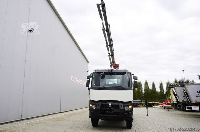 Plattform mit Kran Renault C380 DTI 11 6x4 / Fassi F235A.0.24 E