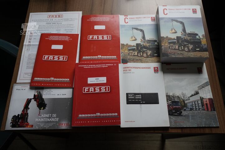 Plattform mit Kran Renault C380 DTI 11 6x4 / Fassi F235A.0.24 E