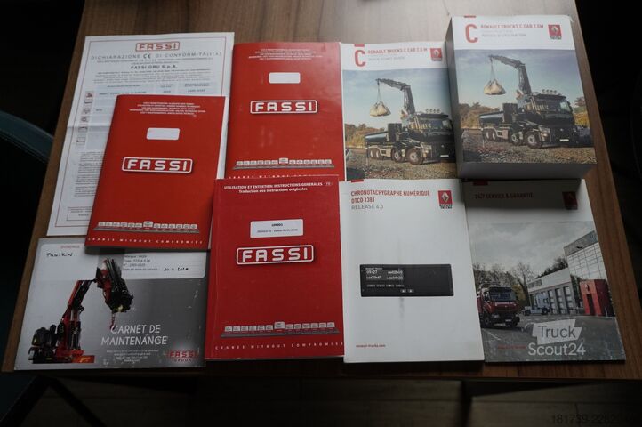 Platform met kraan Renault C380 DTI 11 6x4 / Fassi F235A.0.24 E