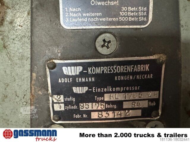 Outros ALUP -Kompressor, 2x 4-Zylinder, 1500l