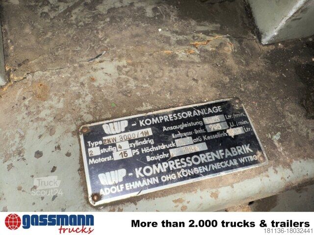 Outros ALUP -Kompressor, 2x 4-Zylinder, 1500l