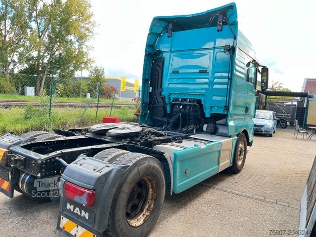 Tracteur routier standard MAN TGX 18.480 XLX BLS Hydraulik Vollspoiler Leder