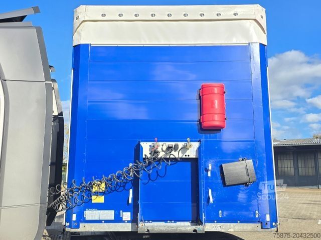 Semirimorchio con telone SCHMITZ CARGOBULL SCS 24/L - 13.62 EB PowerCurtain Liftachse