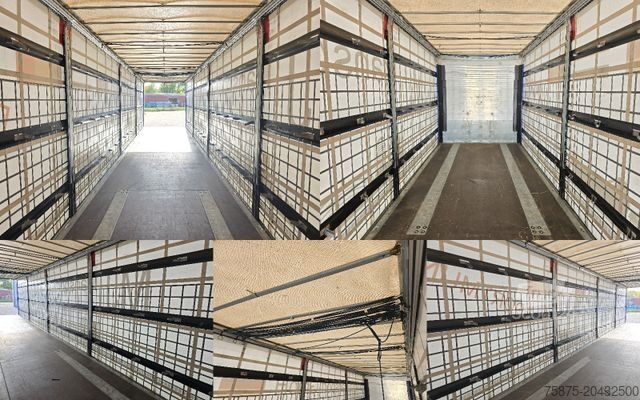 Semirimorchio con telone SCHMITZ CARGOBULL SCS 24/L - 13.62 EB PowerCurtain Liftachse