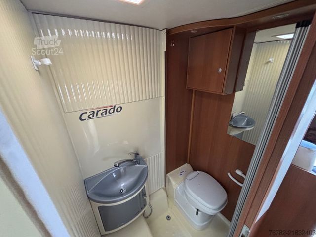 Half-integraal camper CARADO T 337 - Einzelbetten - Garage -