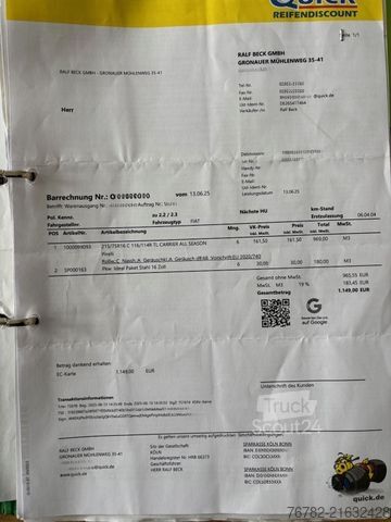 Integrated camper HYMER/ERIBA B774 Solar*Markise*Einzelbetten*3 Achsen*1.HAND