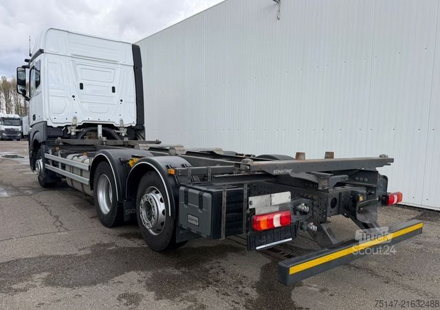 Swap body truck MERCEDES-BENZ 2540 L Actros 6x2 Fahrschule 5-Sitzer Liftachse