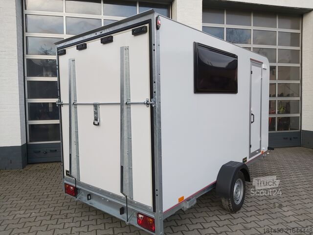 Autres ANHÄNGERWIRTZ Heckrampe Fenster Seitentür 360x180cm