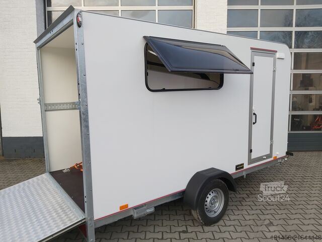 Autres ANHÄNGERWIRTZ Heckrampe Fenster Seitentür 360x180cm