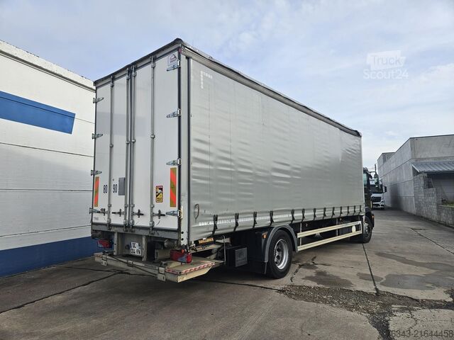 Camion plateau avec bâche MAN TGM 18-290 BL - EEV - TAUTLINER + LIFT