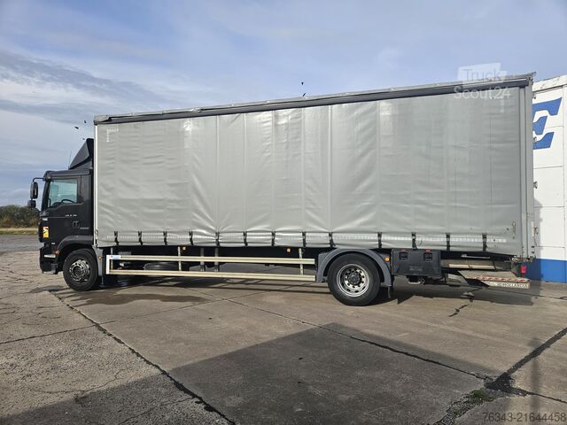 Camion plateau avec bâche MAN TGM 18-290 BL - EEV - TAUTLINER + LIFT