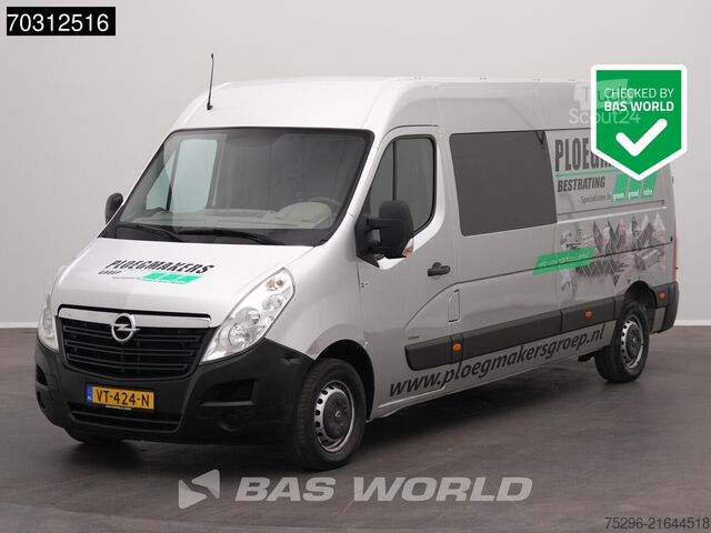 Bestelauto Opel Movano 140PK Dubbel Cabine L3H2 Trekhaak Airco ...