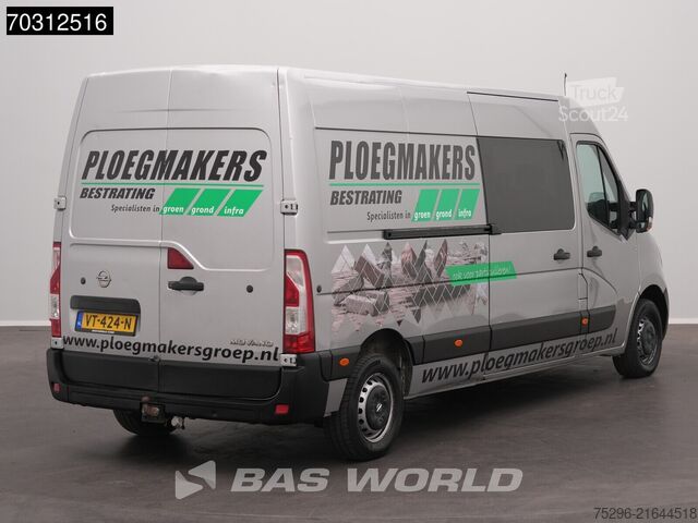 Bestelauto Opel Movano 140PK Dubbel Cabine L3H2 Trekhaak Airco ...