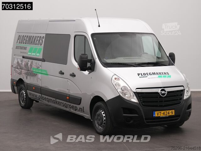 Bestelauto Opel Movano 140PK Dubbel Cabine L3H2 Trekhaak Airco ...