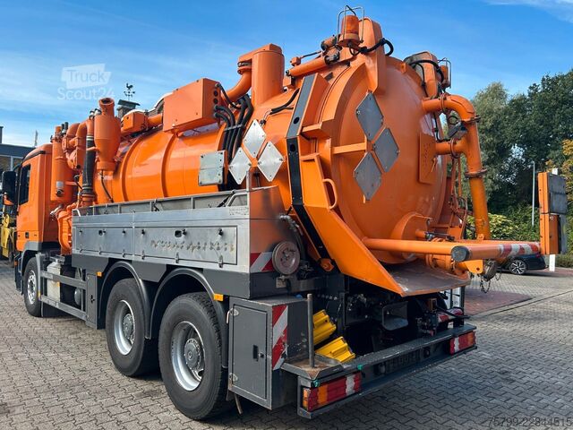Vákuumtartályos teherautó MERCEDES-BENZ 3344 Actros Saug-Druck Wagen Müller VMF 110EGH