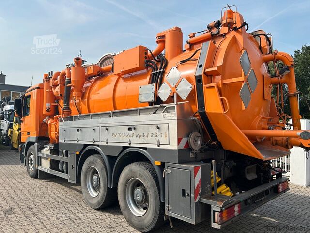 Vákuumtartályos teherautó MERCEDES-BENZ 3344 Actros Saug-Druck Wagen Müller VMF 110EGH