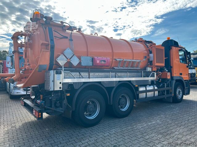 Vákuumtartályos teherautó MERCEDES-BENZ 3344 Actros Saug-Druck Wagen Müller VMF 110EGH