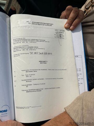 Vákuumtartályos teherautó MERCEDES-BENZ 3344 Actros Saug-Druck Wagen Müller VMF 110EGH