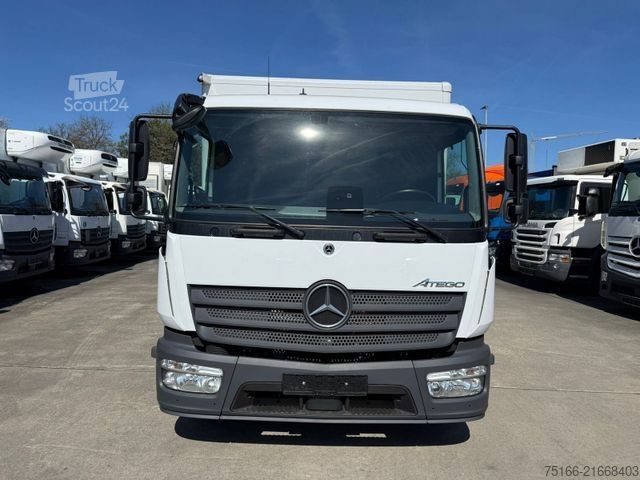 Furgoneta caja MERCEDES-BENZ ATEGO 821 L Koffer 4,9 m LBW 1 to.*Kofferheizung