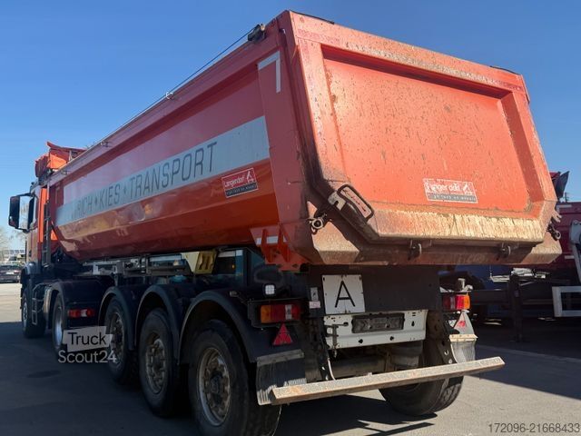 Kippers oplegger LANGENDORF SKS-HS 24/29 Stahl, Elektr. Verdeck, Liftachse