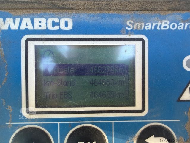 Kippers oplegger LANGENDORF SKS-HS 24/29 Stahl, Elektr. Verdeck, Liftachse