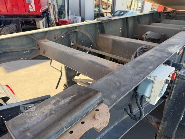 Kippers oplegger LANGENDORF SKS-HS 24/29 Stahl, Elektr. Verdeck, Liftachse