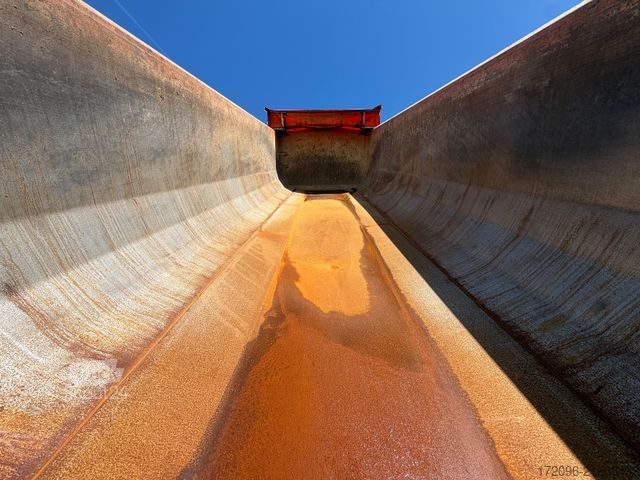 Kippers oplegger LANGENDORF SKS-HS 24/29 Stahl, Elektr. Verdeck, Liftachse