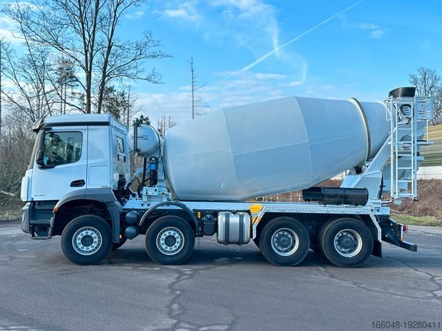 Camion malaxeur à béton MERCEDES-BENZ Arocs 5 3743 8X4 / Euro6e EuromixMTP EM 10 L