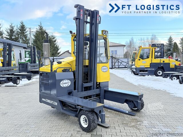Carrello elevatore a 4 direzioni Combilift C4000 GAS DUPLEX 4600 FORK POSITIONER