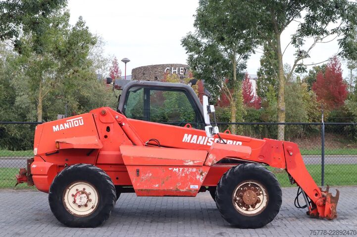 телескопічний навантажувач Manitou MT728 | 7 METER | 2.8 TON | DUTCH REGISTRATION