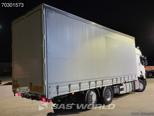 Przesuwana plandeka Renault T 480 6X2 Curtainsides Lift + steering axle Aut...
